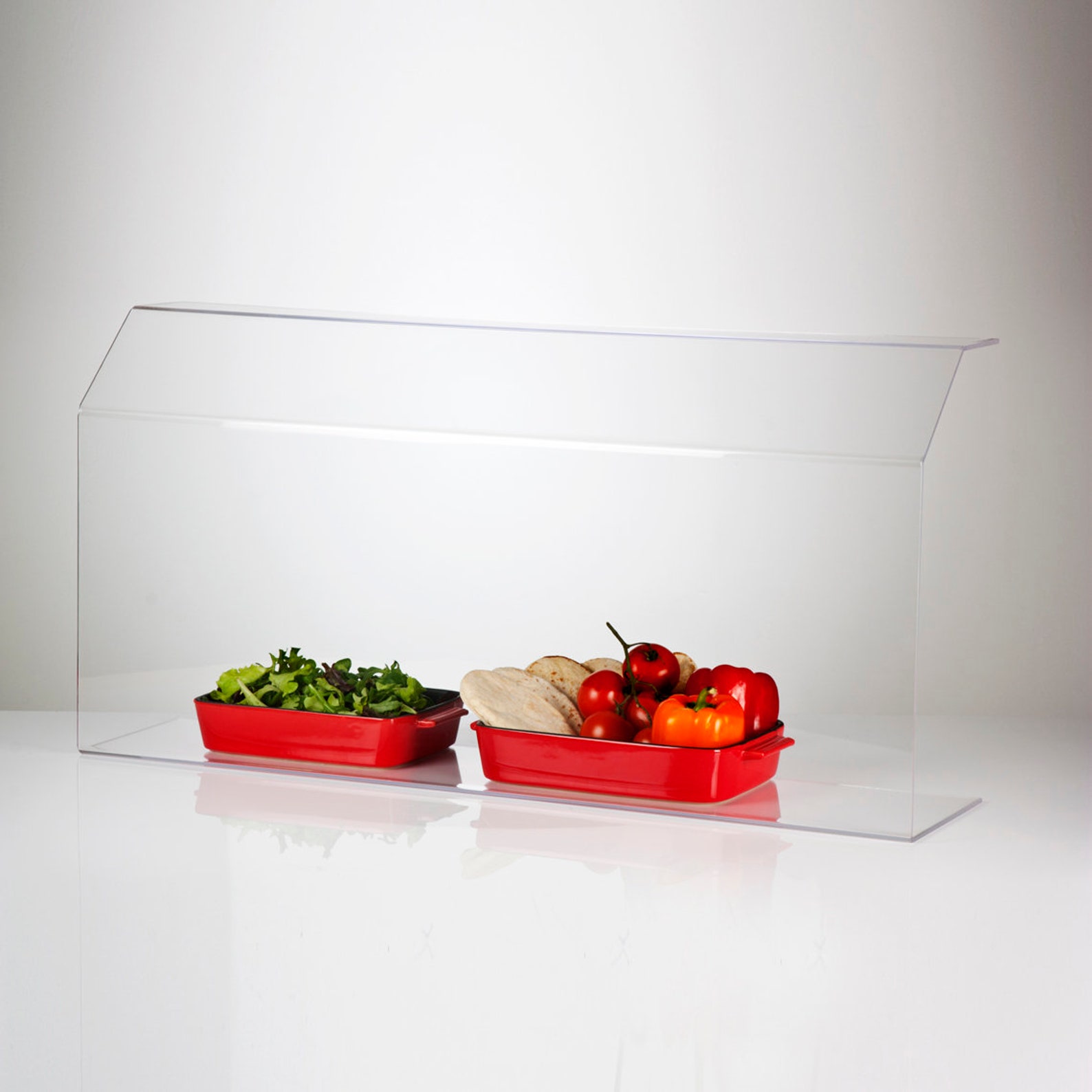Acrylic Food Sneeze Guard Countertop Perspex Screen Made Etsy