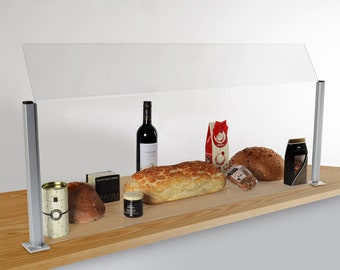 Countertop Food Display Screen | Countertop Acrylic Screen | Made in the UK