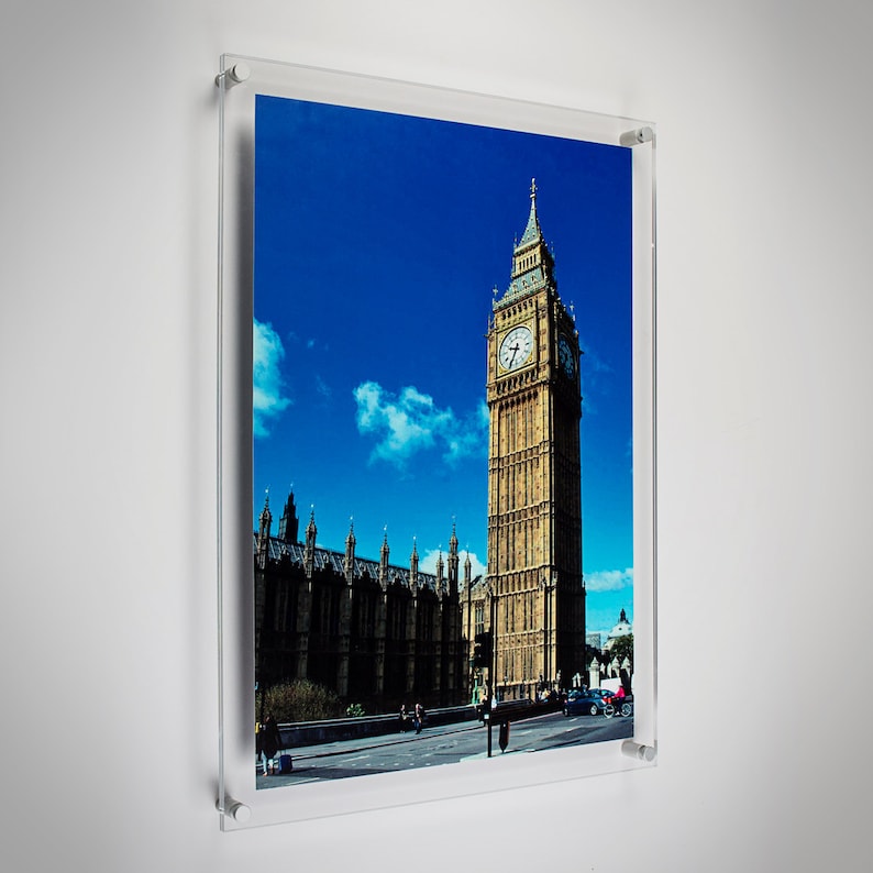 Perspex Wall Mounted Picture Frames Acrylic Photo Frame Etsy UK