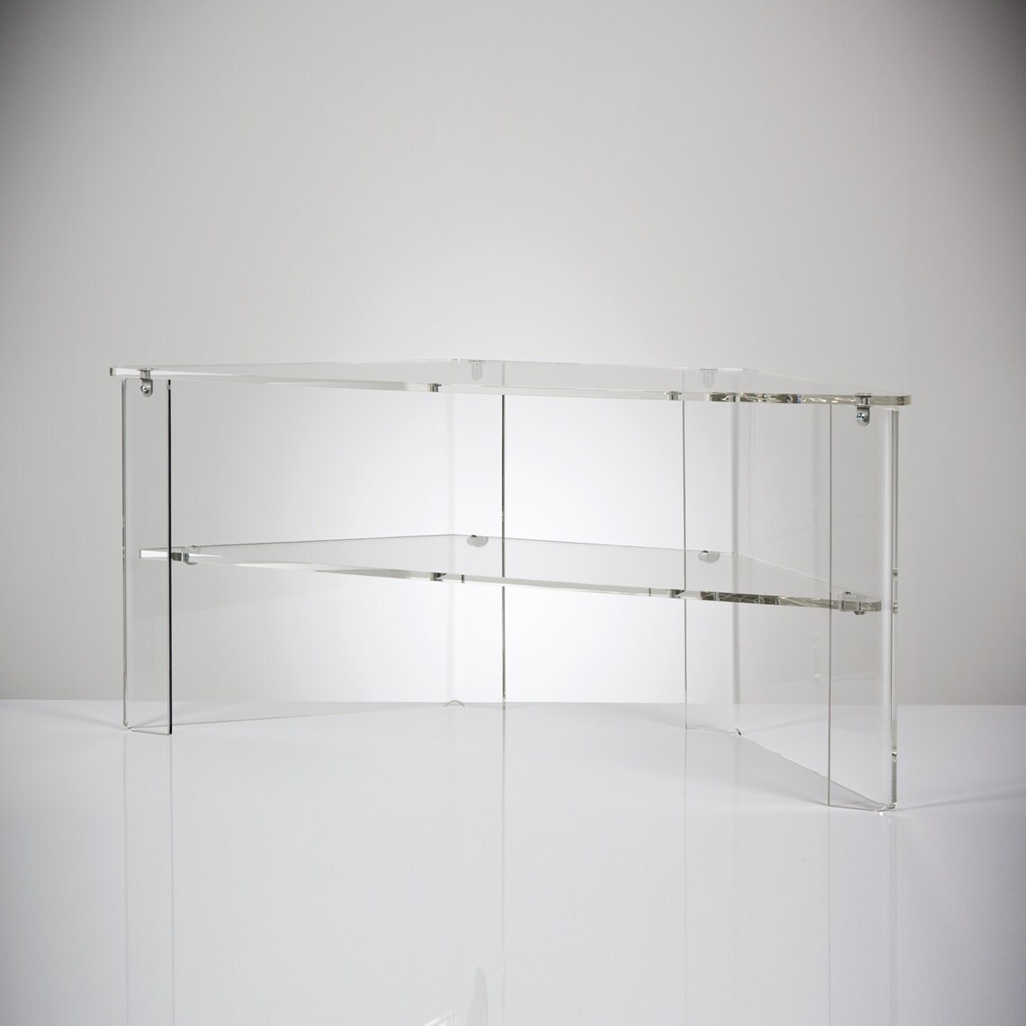 Perspex Acrylic Transparent TV Stand Premium acrylic Made Etsy