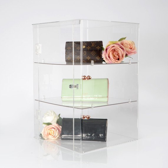 Acrylic Display Cabinets Acrylic Display Acrylic Case Etsy