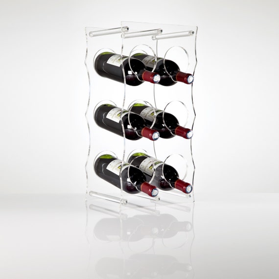 acrylic wine rack