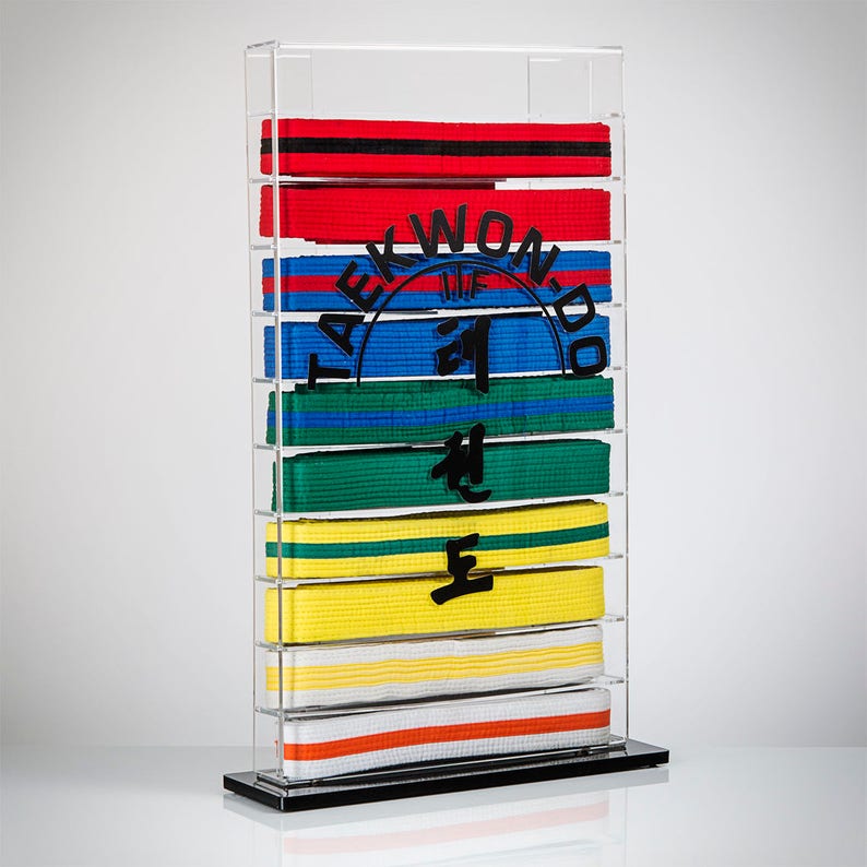 Martial Arts Belt Display Case Mixed Martial Arts Belt Frame Etsy