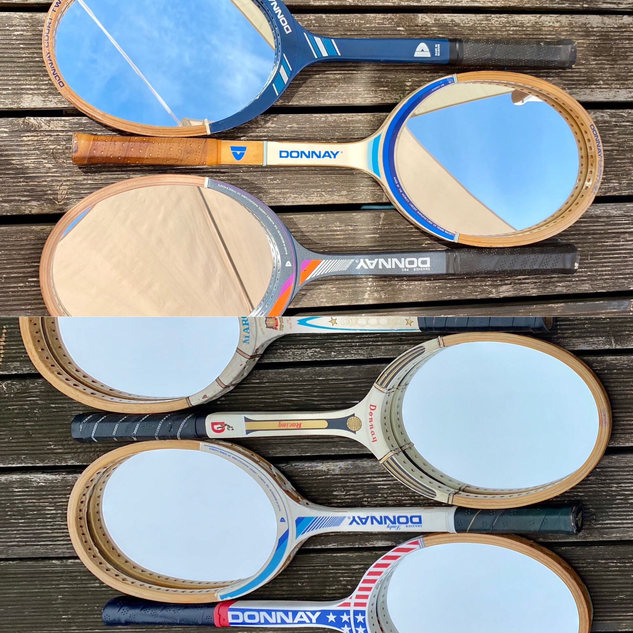 Tennis Racket Mirror Donnay Court Two / Smasher Pro / Etsy