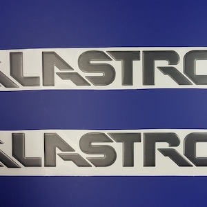 Glastron-bootemblemen 22" zwart + GRATIS SNELLE levering DHL Express - Stickersset - Grafische sticker