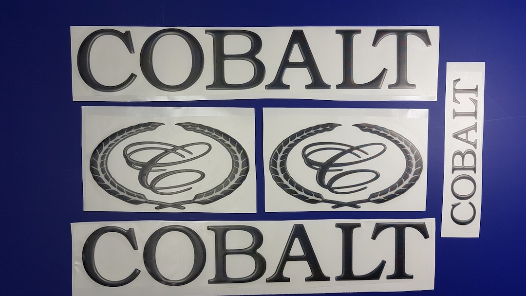 Cobalt Boat Emblems 20 Black FREE FAST Delivery DHL Express Stickers