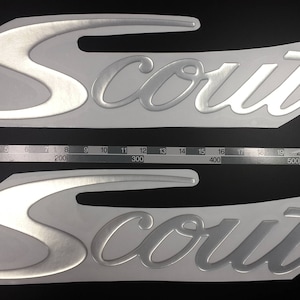Scoutboot Embleme 22 "+ KOSTENLOSE SCHNELLE Lieferung DHL Express - Aufkleber-Set - Grafikaufkleber