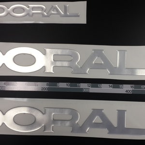 Doral boat-emblemen 17" chroom + GRATIS SNELLE levering DHL Express - Stickersset - Grafische sticker