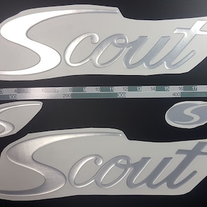 Emblemas de barco Scout 18" + entrega RÁPIDA GRÁTIS DHL express - Conjunto de adesivos - Decalque gráfico