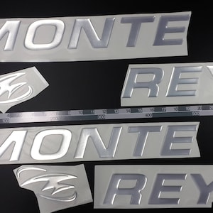 Monterey-bootemblemen 30" chroom + GRATIS SNELLE levering DHL Express - Stickersset - Grafische sticker