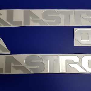 Glastron-bootemblemen 27" chroom + GRATIS SNELLE levering DHL Express - Stickersset - Grafische sticker