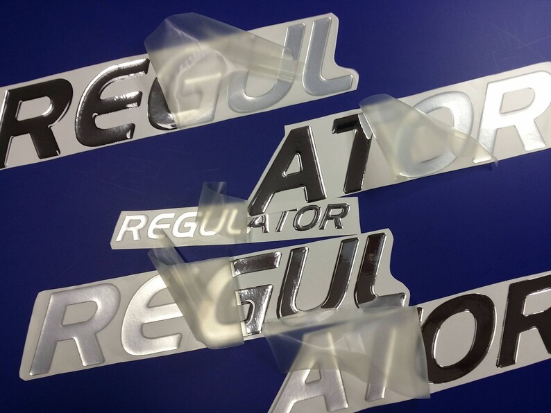 Regulator boat Emblems 26 chrome FREE FAST delivery Etsy