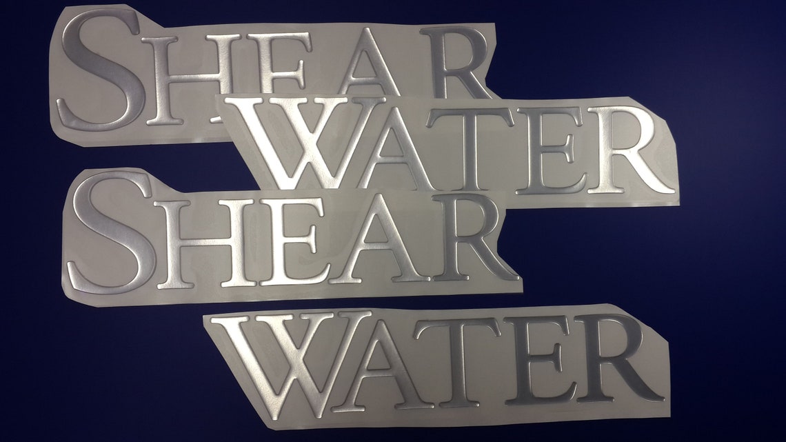 Shearwater Boat Emblems 37 FREE FAST Delivery DHL Express Etsy