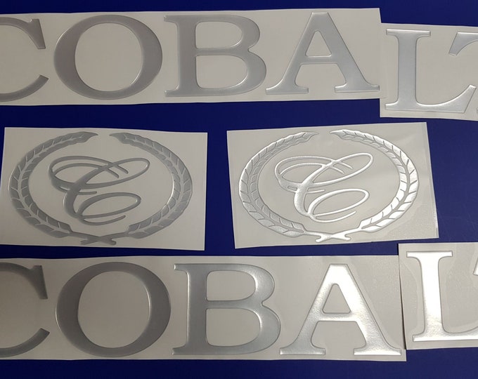 Cobalt Boat Emblems 30 Chrome FREE FAST Delivery DHL Express Stickers