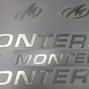 Monterey-bootemblemen 20" chroom + GRATIS SNELLE levering DHL Express - Raisd-stickers - Stickersset - Grafische sticker