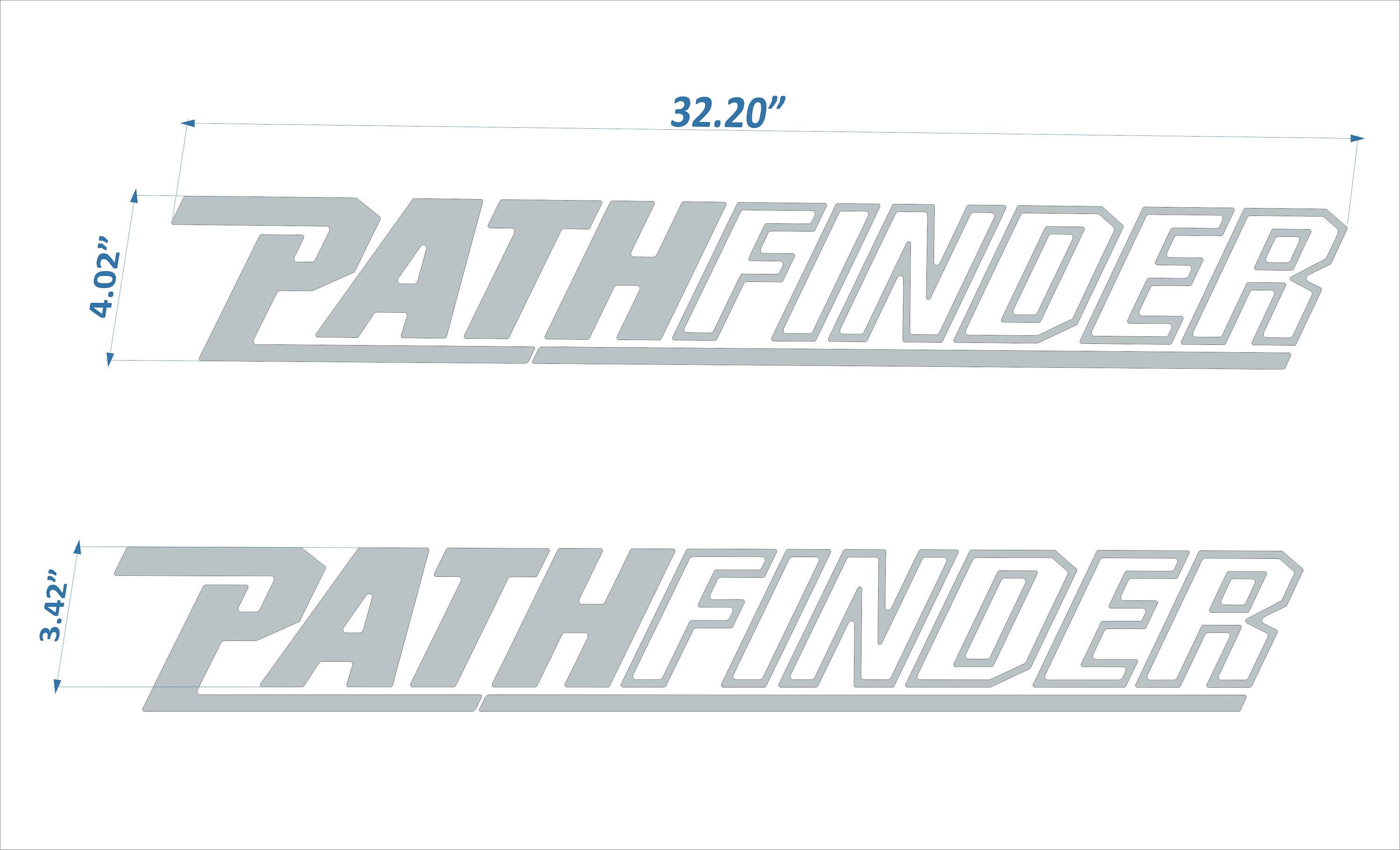 Automotive Boat Parts PATHFINDER BOATS RAISED CHROME TOURNAMENT DECAL