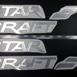 Starcraft boat Emblems 35&quot; + FREE FAST delivery DHL express - Stickers Set - Graphics Decal