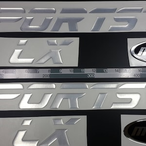 malibu Sportster Lx boat Emblems 23&quot; chrome + FREE FAST delivery DHL express - Stickers Set - Graphics Decal