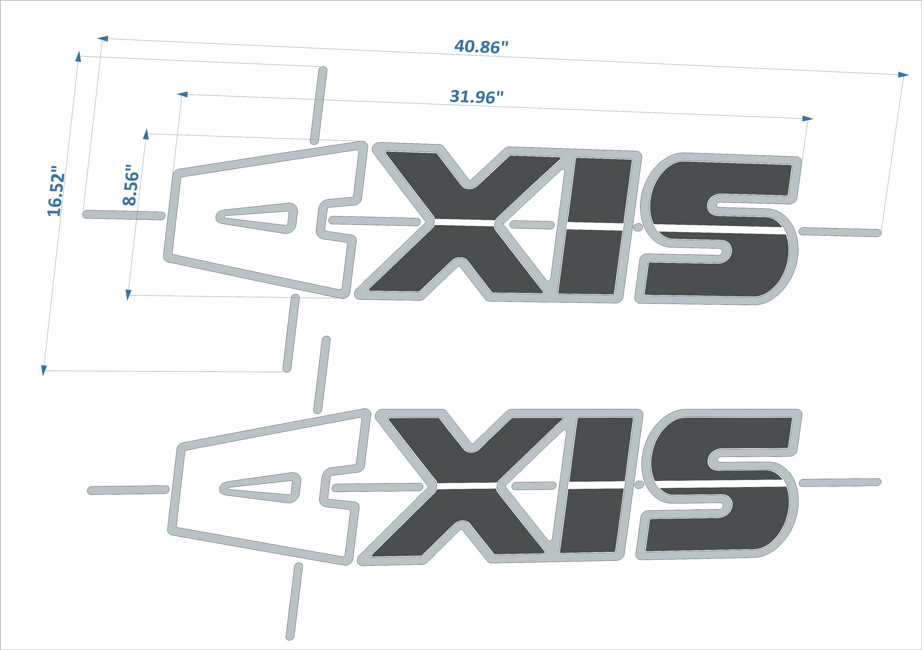 Axis Boat Emblems 40 Carbon FREE FAST Delivery DHL Etsy