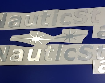 NauticStar Boat Emblems 27&quot; + FREE FAST delivery DHL express- Sticker Decal - Stickers Set - Graphics Decal