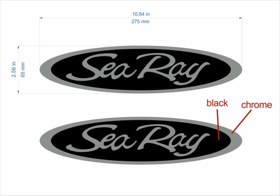 Sea Ray Boat Emblems 10 FREE FAST Delivery DHL Express Stickers Set  Graphics Decal -  Finland