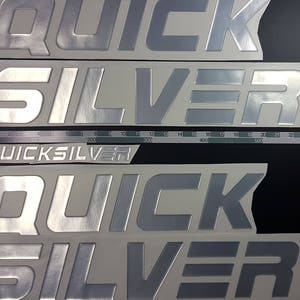 Quicksilver-bootemblemen 42" + GRATIS SNELLE levering DHL Express - Stickersset - Grafische sticker