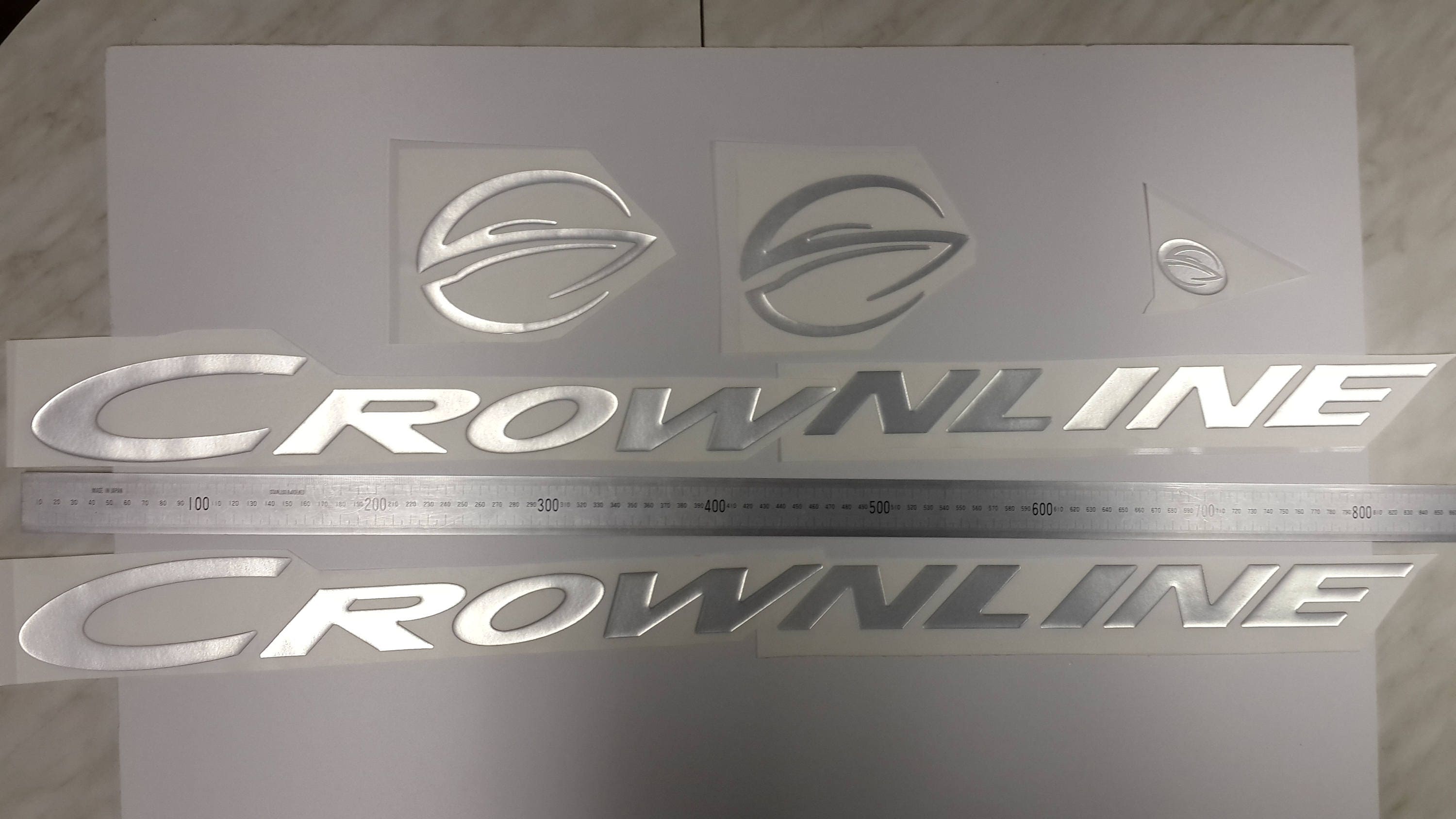 Crownline Boat Emblems 33 Chrome FREE FAST Delivery Etsy