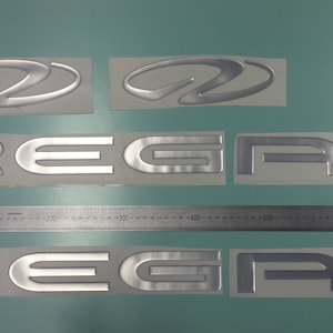 Regal boat Emblems 28&quot; chrome + FREE FAST delivery DHL express - Stickers Set - Graphics Decal