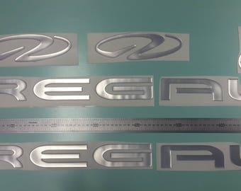Regal boat Emblems 28&quot; chrome + FREE FAST delivery DHL express - Stickers Set - Graphics Decal