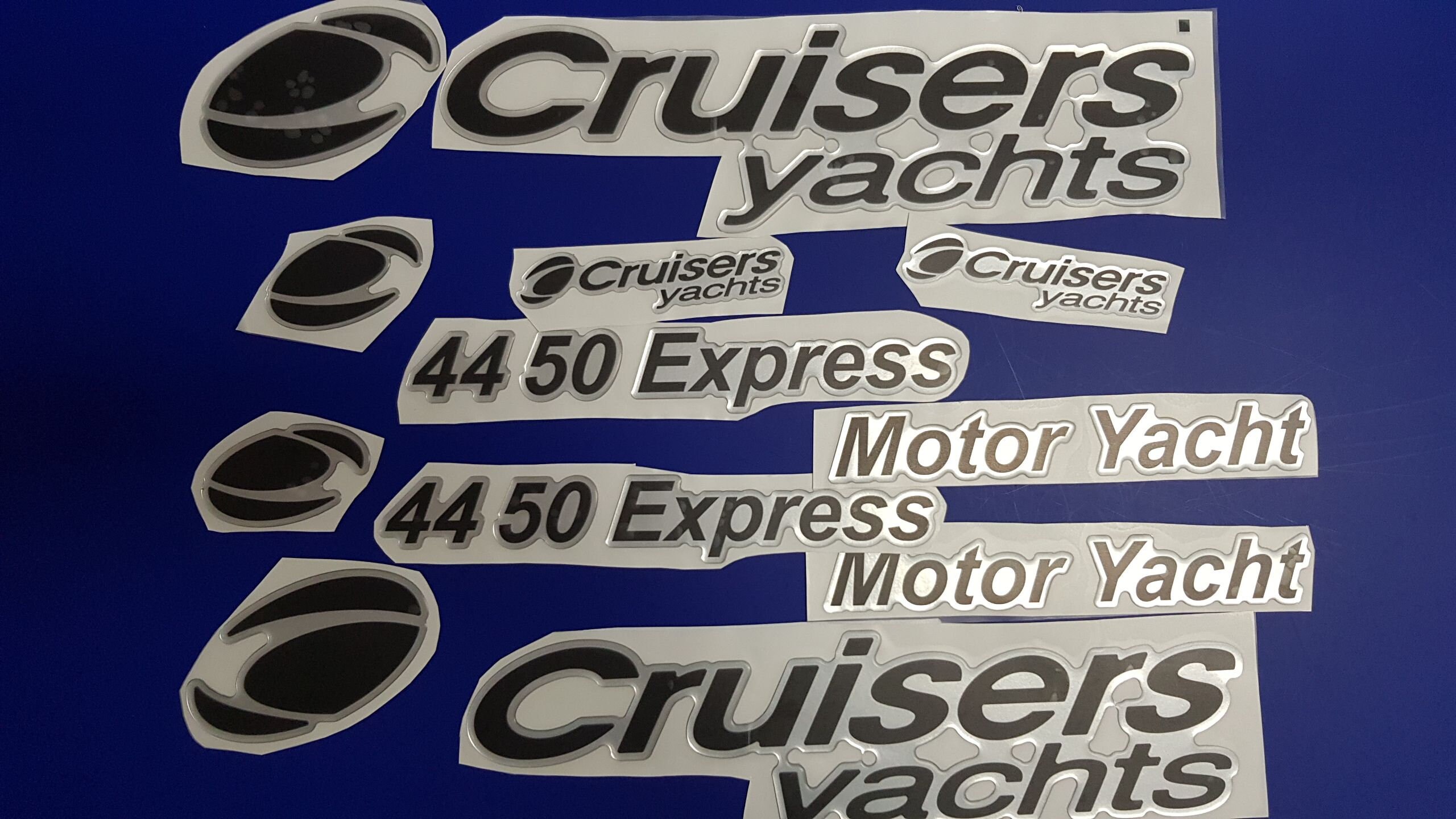 Cruisers Yachts Boat Emblem 24 Chrome Black 4450 FREE Etsy