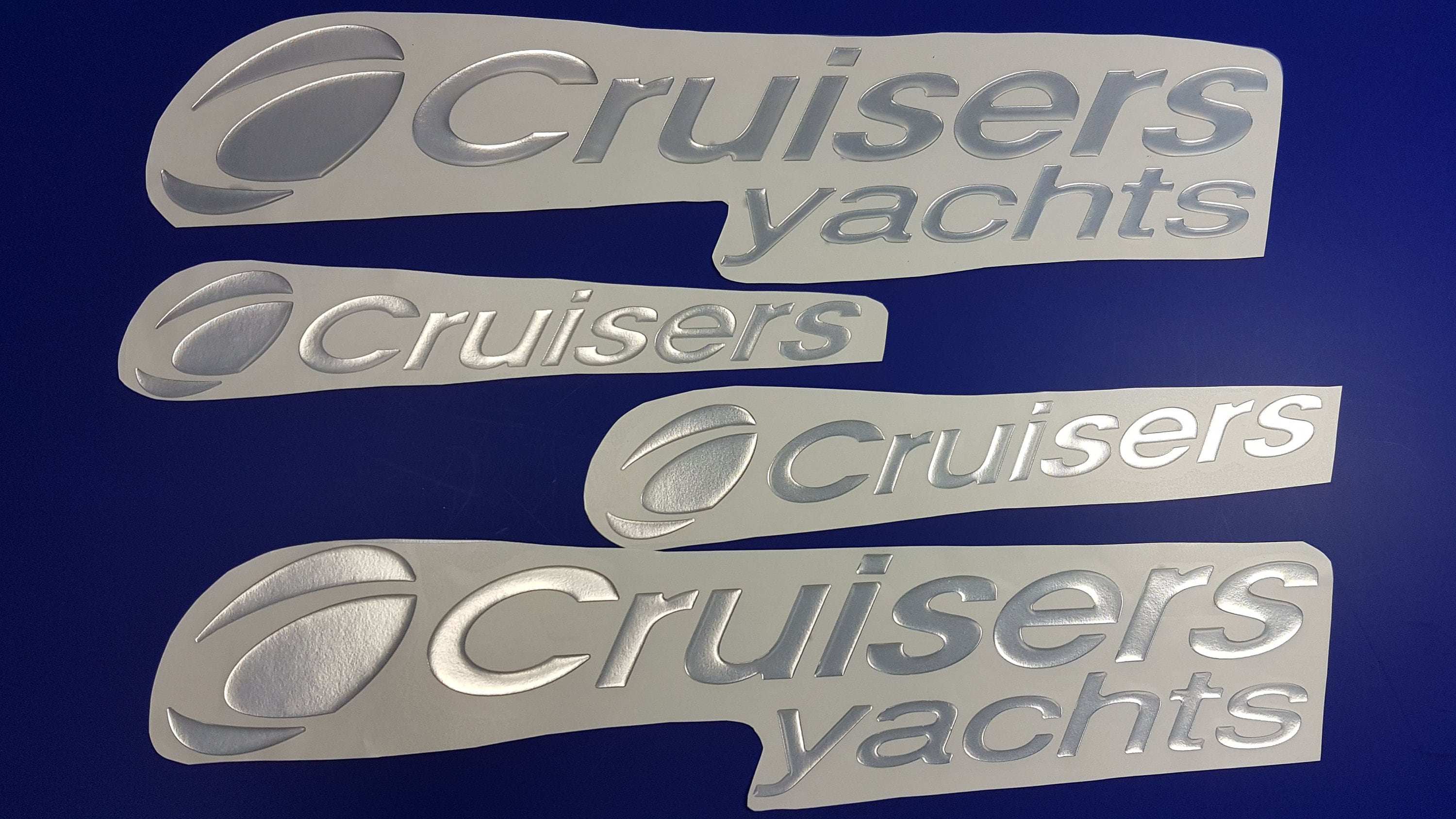 Seaswirl Boats Emblems 21/" silver black FREE FAST delivery DHL express