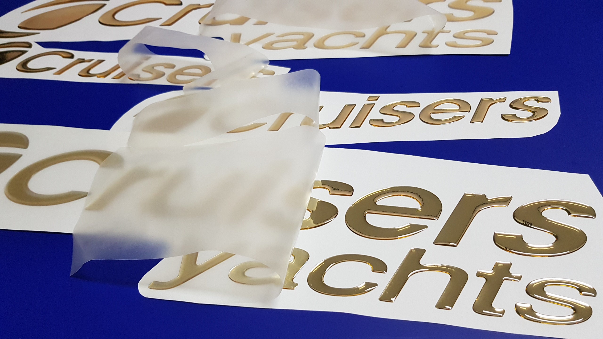 Cruisers yachts boat emblems 22 gold FREE FAST Etsy