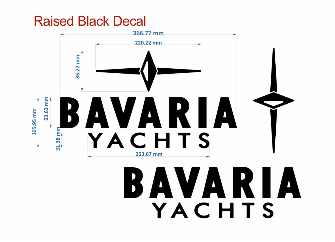 bavaria yacht stickers