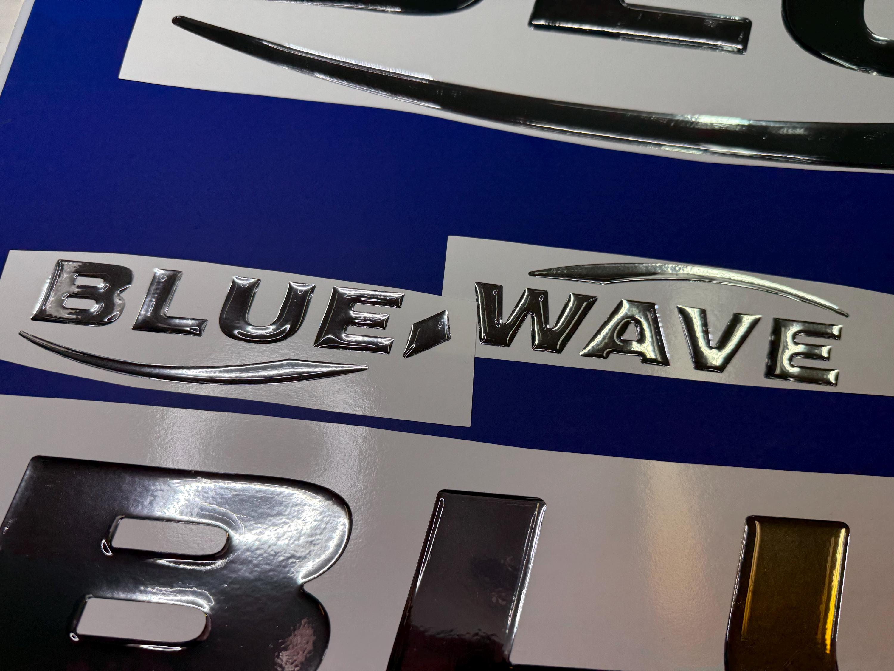 Bot Emblems Blue Wave Boat Emblems 39