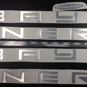 Bayliner Boats-emblemen 44" chroom + GRATIS SNELLE levering DHL Express - Stickers Set - Grafische sticker