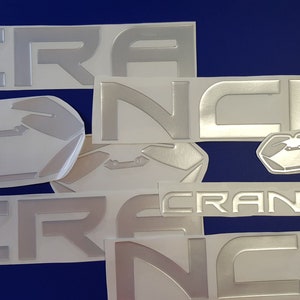 Cranchi boat Emblems 40&quot; chrome + FREE FAST delivery DHL express - Stickers Set - Graphics Decal