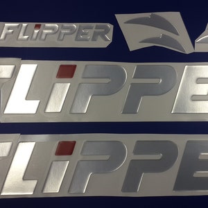 flipperbootemblemen 31" + GRATIS SNELLE levering DHL Express - Stickers Set - Grafische sticker