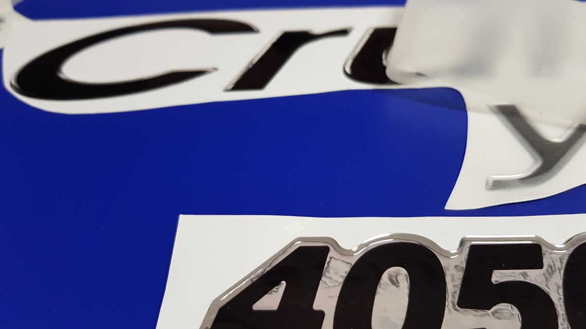 Cruisers Yachts Boat Emblem 24 Chrome Black 4050 FREE Etsy