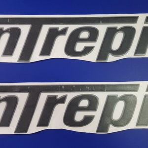 Intrepid Boats Emblems 22&quot; black + FREE FAST delivery DHL express - raised decals