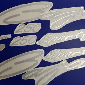 Baja boat-emblemen 32" chroom + GRATIS SNELLE levering DHL Express - Stickersset - Grafische sticker