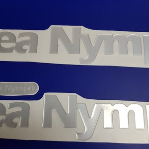 Sea Nymph Boats-embleem 22" + GRATIS SNELLE levering DHL Express - sticker met verhoogde sticker - stickerset - grafische sticker