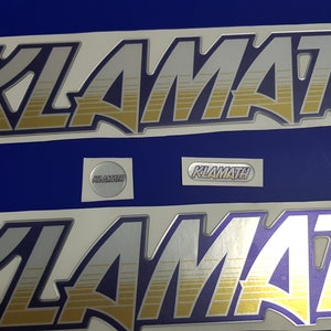 Klamath boat Emblem 22&quot; + FREE FAST delivery DHL express - raised decal stickers - Stickers Set - Graphics Decal