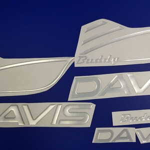 Buddy Davis-bootembleem 14" + GRATIS SNELLE levering DHL Express - Stickersset - Grafische sticker