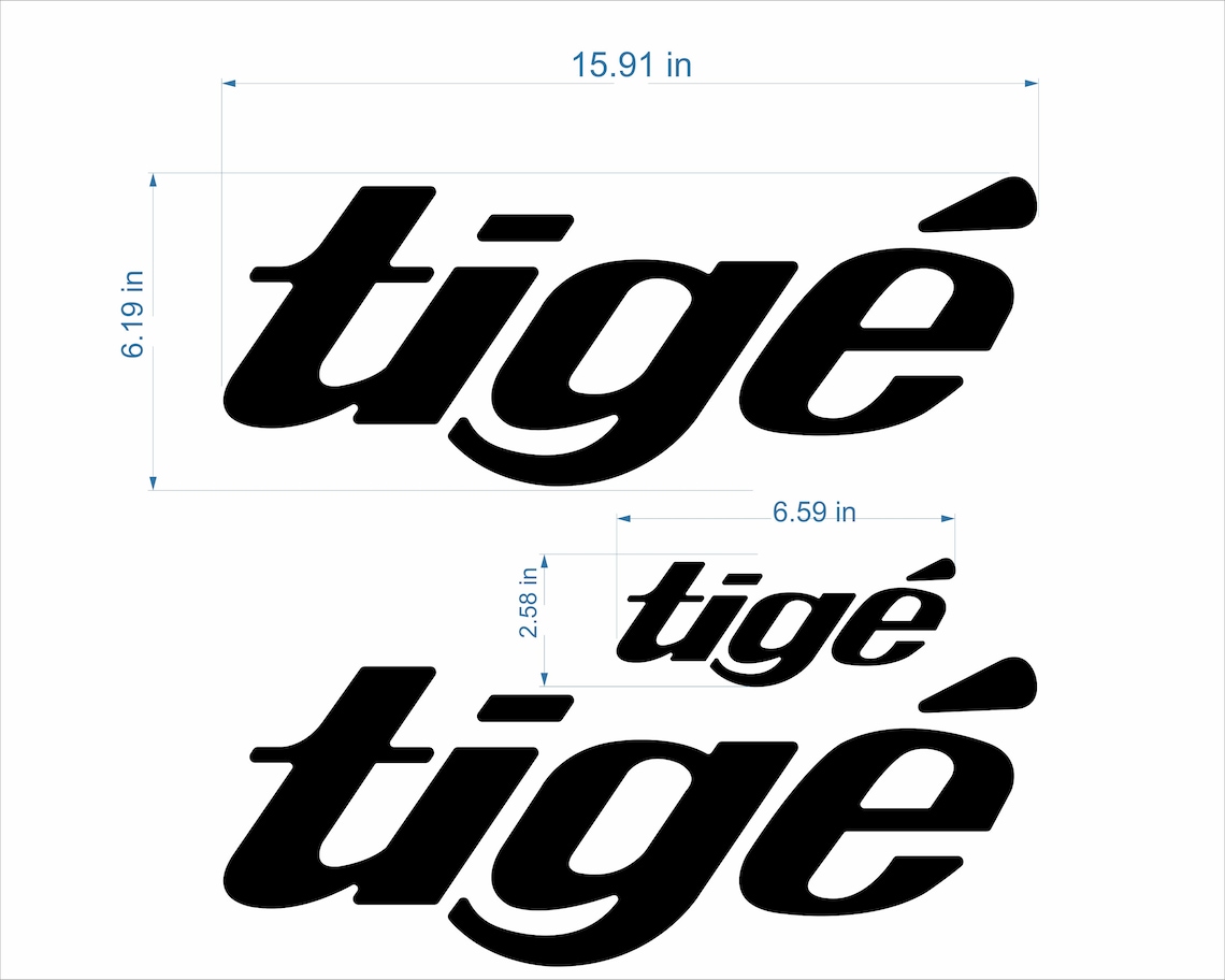 Tige boat Emblem 15.8 black FREE FAST delivery DHL Etsy
