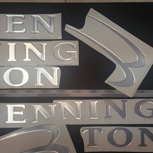 Bennington Boats-emblemen 33" chroom + GRATIS SNELLE levering DHL Express - Stickers Set - Grafische sticker