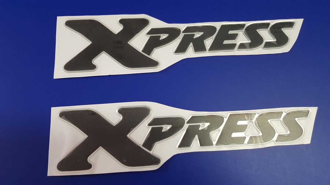 Xpress Boats Emblems 12 Chrome Black FREE FAST Etsy