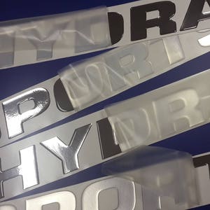 Hydra-sportbootemblemen 33" chroom + GRATIS SNELLE levering DHL Express - Stickersset - Grafische sticker