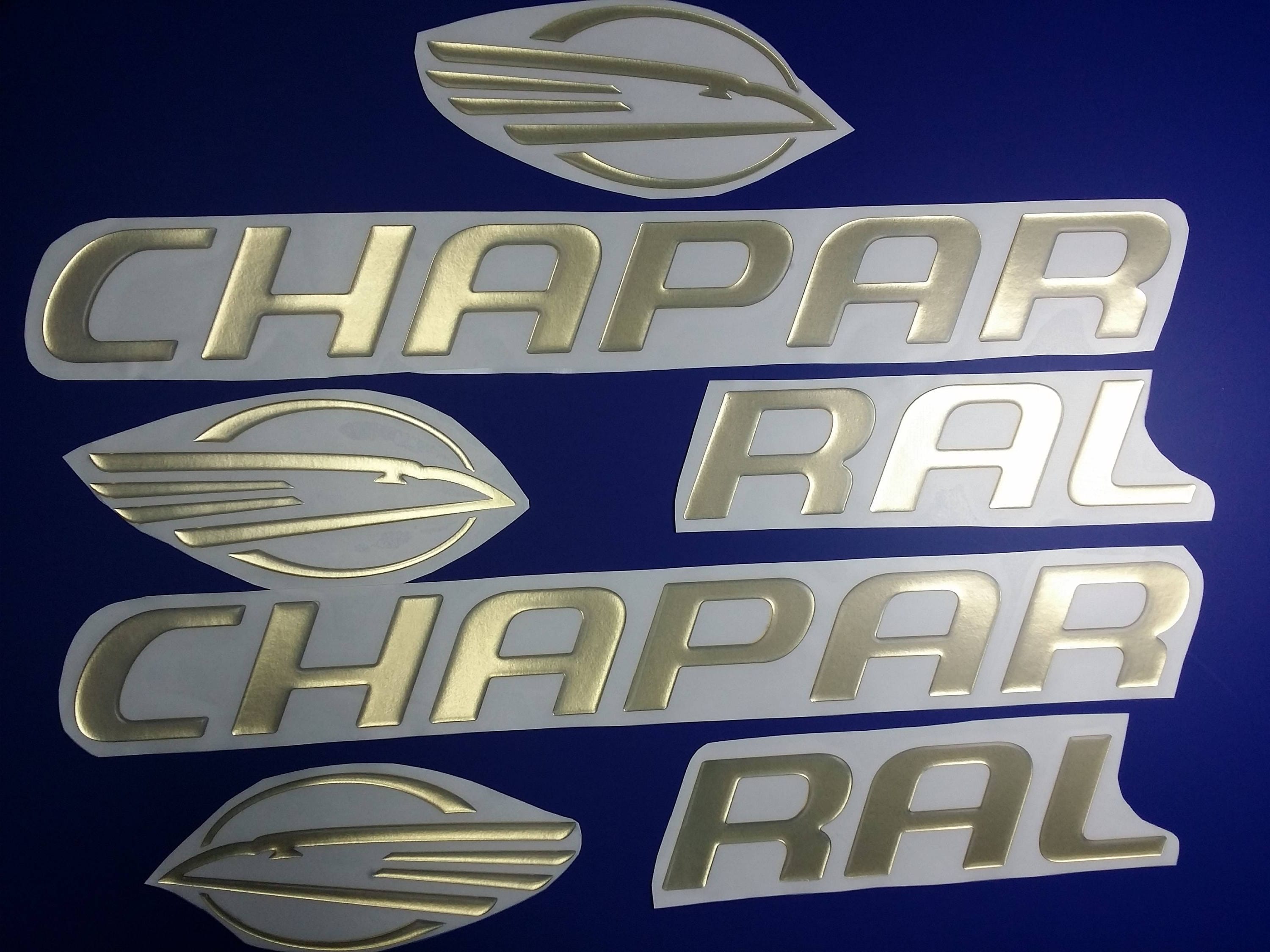 Chaparral Boat Emblems 32 Gold FREE FAST Delivery DHL Etsy