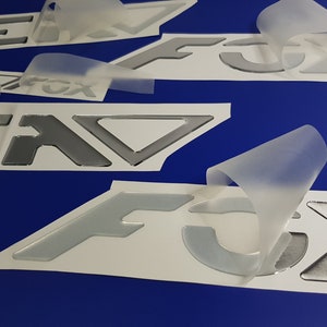 Sea Fox-bootembleem 45" chroom + GRATIS SNELLE levering DHL Express - stickers sticker - stickerset - grafische sticker