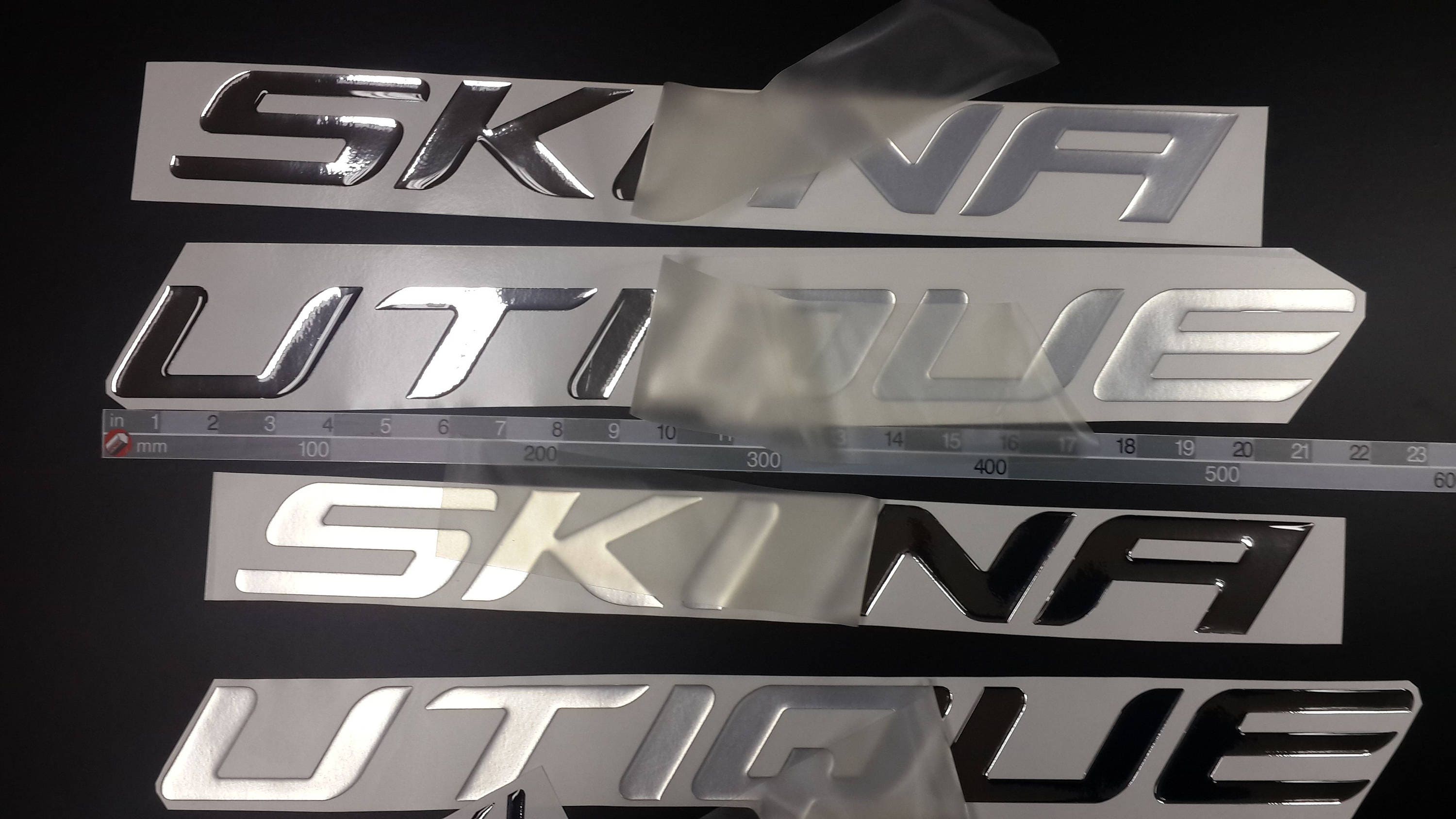 Ski Nautique Boat Emblems 40 Chrome FREE FAST Delivery Etsy